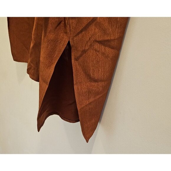 First Lady Jackie and Julian 3 Piece Set Duster, Skirt & Tank 2XL Burnt Orange - Picture 11 of 16